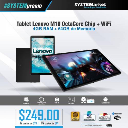 TABLET LENOVO TAB M10 HD TB-X306X