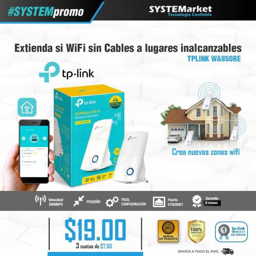 EXTENSOR WIFI TPLINK 850