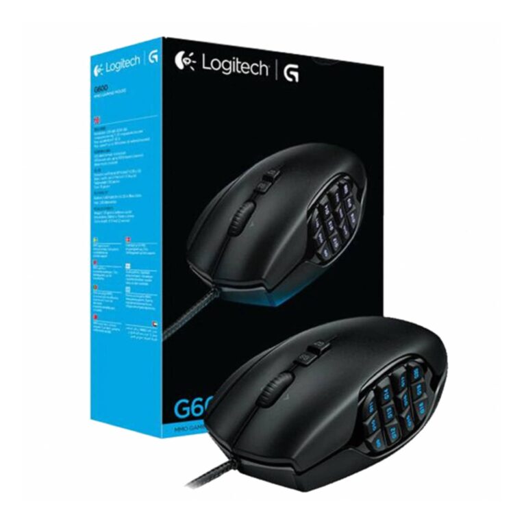 MOUSE LOGITECH GAMING G600 VIBRADOR BLACK SYSTEMarket