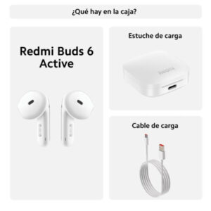 EARBUDS XIAOMI REDMI BUDS 6 ACTIVE TRANSPARENT BLUE
