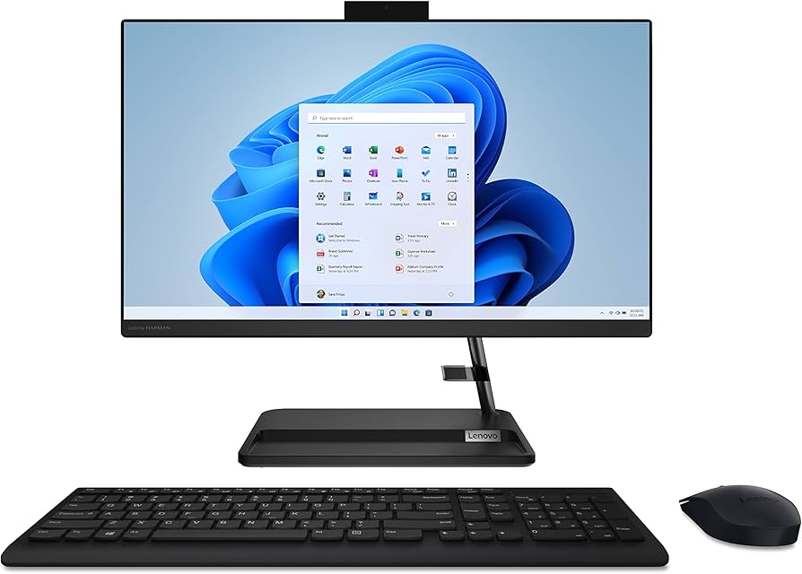 COMPUTADORA LENOVO AIO IC 3 24IAP7 CORE i5-1235U Memoria 8GB,256GB SSD, Pantalla 23.8", WINDOWS 11