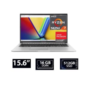 COMPUTADORA PORTÁTIL ASUS VIVOBOOK M1502YA-NJ649 AMD RYZEN 7 5825U Memoria 16GB,512GB SSD, Pantalla 15.6",SIN S.O