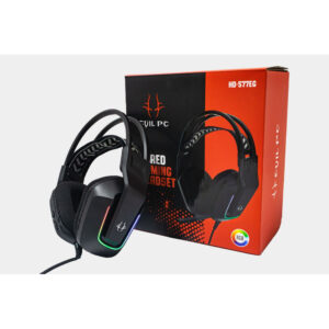 HEADSET EVIL PC HD-577EG GAMING WIRED RGB BLACK