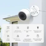 CAMARA EZVIZ INTELIGENTE H3C EXTERIOR FHD IP67,WIFI,CAP.SONIDO, VISION NOCTURNA
