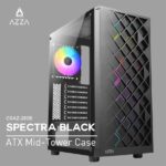 CASE AZZA TECH GAMING CSAZ-280B SPECTRA ATX MID TOWER BLACK