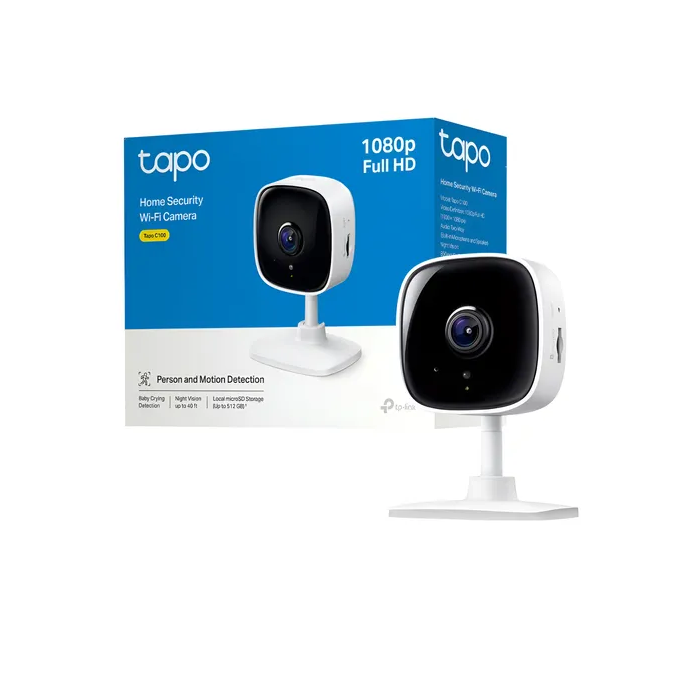 CAMARA TPLINK TAPO C100 FULL HD VISION NOCTURNA AUDIO DOBLE VIA