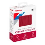 DISCO DURO EXTERNO TOSHIBA 4TB CANVIO ADVANCE BLACK