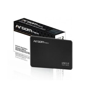 ENCLOSURE ARGOM 1032 2.5" SATA USB 3.0 BLACK
