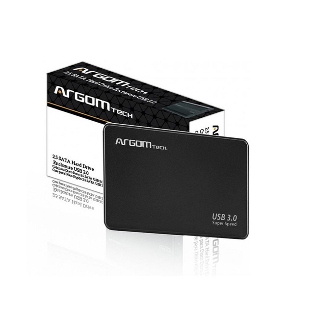 ENCLOSURE ARGOM 1032 2.5" SATA USB 3.0 BLACK