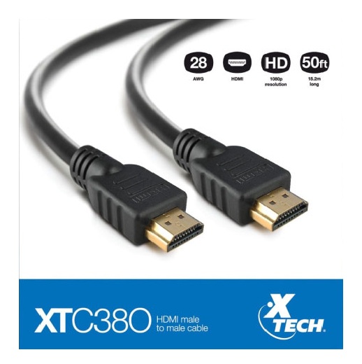 CABLE XTECH HDMI XTC-383 15 METROS BLACK