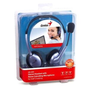 HEADSET GENIUS HS-04S CON MICROFONO CONECTOR 3.5M