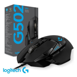 MOUSE LOGITECH GAMING G502 BLAK HERO RGB LIGHTSYNC USB ALAMBRICO