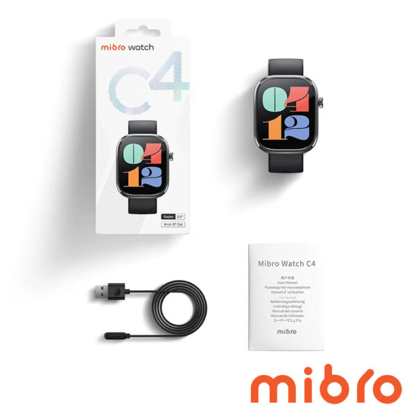 SMART WATCH MIBRO C4 GRAY BT 5.3 LLAMADAS TFT 2ATM 100 MODOS