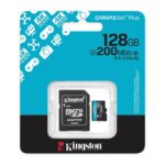 MICRO SDXC KINGSTON 128GB CANVAS GO PLUS GEN4 200MB/S A2 U3 V30