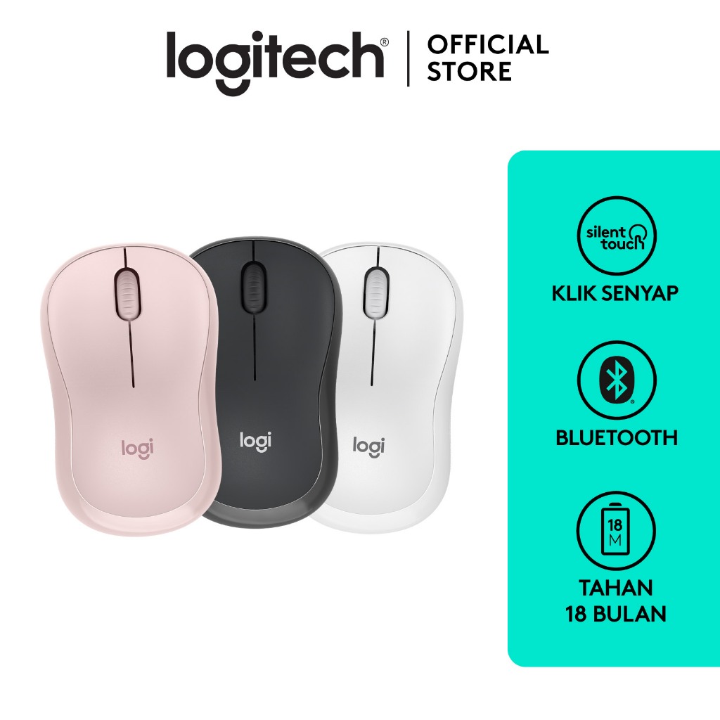 MOUSE LOGITECH M240 SILENT BLUETOOTH BLACK