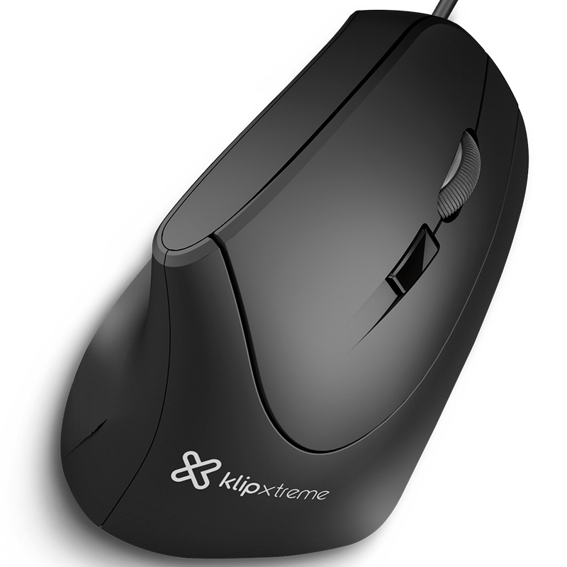 MOUSE KLIPX KMO-506 OPTICAL WIRED USB ULTRA ERGONOMIC (6M)