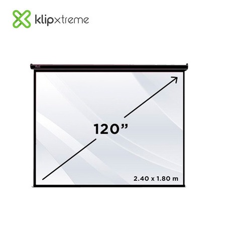 PANTALLA PROYECTOR KLIPX PROJ. SCREEN 120" KPS-304 2.40Mx1.80M