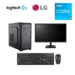COMPUTADORA DE MESA INTEL CORE I3 12AVA GEN. Ram 8GB DDR4, SSD 1TB, Pantalla 18.5"