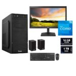 COMPUTADORA DE MESA INTEL CORE I5 12AVA GEN. Ram 16GB, SSD 1TB, Pantalla 19.5"