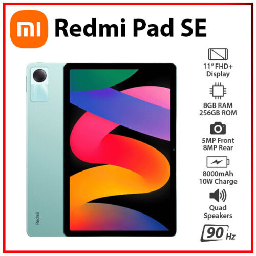 TABLET XIAOMI REDMI PAD SE 11 SNAPDRAGON 680 8GB,256GB ROM,11"FHD,GRAY