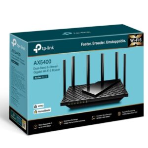 ROUTER TPLINK ARCHER AX73 WIFI6 AX5400 DOBLE BANDA 6 ANTENAS