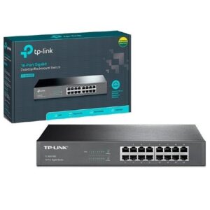 SWITCH TPLINK SG-1016D 16 PUERTOS GIGABIT 10/100/1000 METALICO/RACK