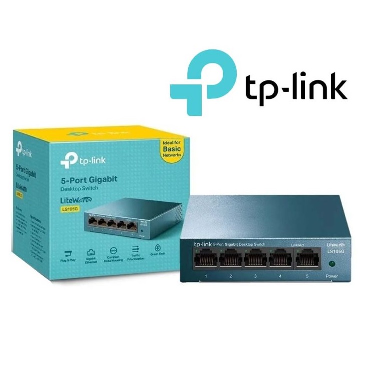 SWITCH TPLINK LS105G 5P 10-100-1000MBPS RJ45