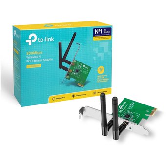 TARJETA TPLINK WIRELESS WN881ND 300MBPS PCI-EXP N 300MBPS 2 ANT.