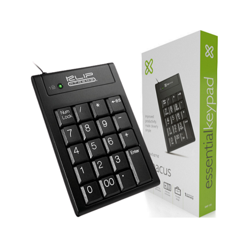 TECLADO KLIPX NUMPAD USB KNP-100