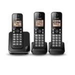 TELEFONO PANASONIC KX-TGC353 INALAMBRICO 3X1 C-ID ALTAVOZ BLACK