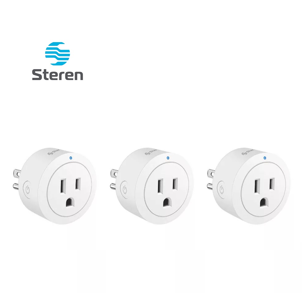 TOMACORRIENTE STEREN WIFI SHOME-100/3 3 UNIDADES