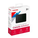 DISCO DURO EXTERNO TOSHIBA 2TB CANVIO ADVANCE BLACK