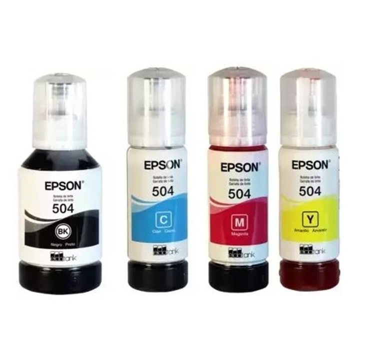 TINTA EPSON 504 ORIGINAL CADA COLOR