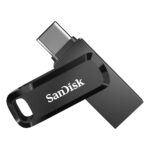 DUAL DRIVE GO FLASH MEMORY SANDISK 64GB ULTRA USB TIPO C USB3.0 BLACK