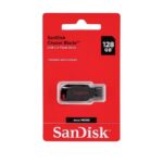 FLASH MEMORY SANDISK 128GB CRUZER BLADE USB BLACK-RED
