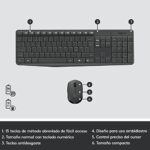 TECLADO LOGITECH+MOUSE WIRELESS MK235