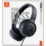 HEADPHONES JBL T500 WIRED ONEAR BLACK S.AME