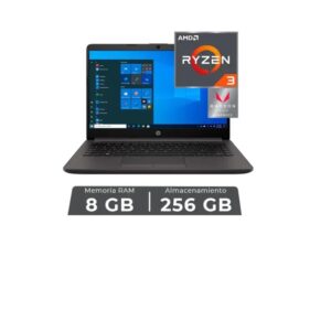 COMPUTADORA PORTÁTIL HP 245 G10 AMD RYZEN 3 7320U 8GB,256GB SSD,14",SIN S.O