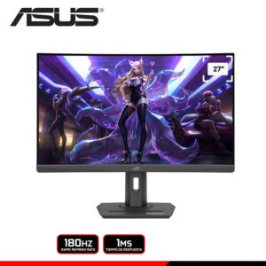 MONITOR ASUS ROG STRIX 27"XG27WCS CURVO 2560X1440 DP HDMI USB-C 180HZ BLACK