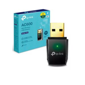 ADAPTADOR TPLINK ARCHER T2U AC600 WIRELESS USB BANDA DUAL