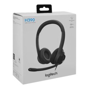 HEADSET LOGITECH H390 USB CANCELACION DE RUIDO BLACK