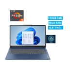 COMPUTADORA PORTÁTIL LENOVO IP SLIM 3 15AMN8 AMD RYZEN 5 7520U 16GB,512GB SSD,15.6"TOUCH,SIN S.O