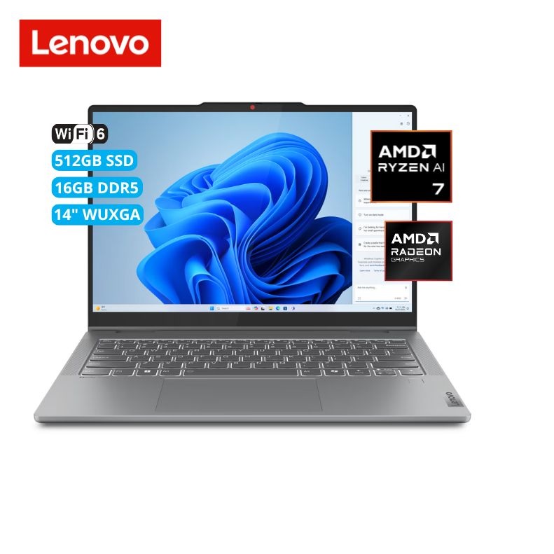 COMPUTADORA PORTÁTIL LENOVO IP 5 2-IN-1 14AHP9 AMD RYZEN 7 8845HS 16GB,512GB SSD,14"TOUCH,DIGITAL PEN2,WINDOWS 11