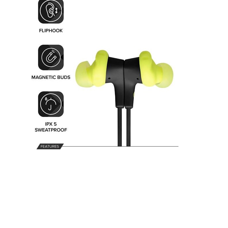HEADPHONES JBL ENDURANCE RUN 3 BLACK LIME