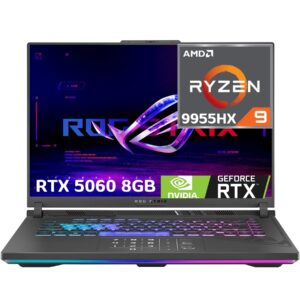 COMPUTADORA PORTÁTIL ASUS ROG STRIX G16 G614PM-RV039 AMD RYZEN 9 8940HX 16GB,1TB SSD,RTX5060 8GB,16",SIN S.O