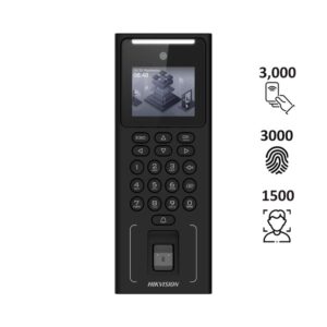 LECTOR BIOMETRICO HIKVISION DS-K1T321MFWX FACIAL, HUELLA Y PROXIMIDAD