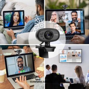 CAMARA WEB ARGOM ARG-WC-9120BK A00530 720P MIC. USB 2.0 BLACK