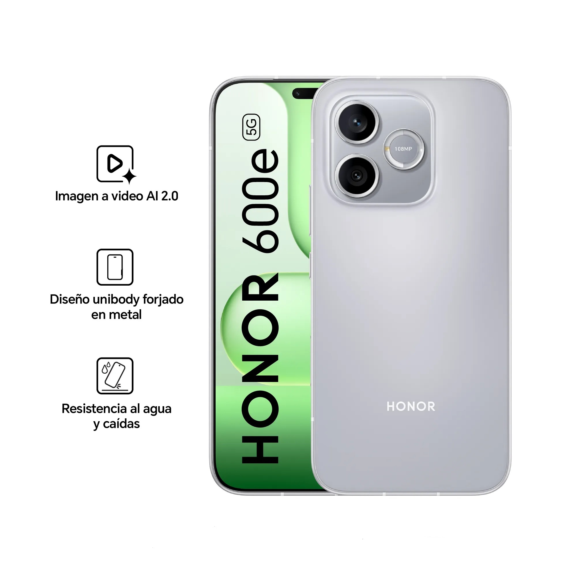 CELULAR HONOR 600E MEDIATEK DIMENSITY 7100 ELITE 8GB,512GB,AMOLED 6.6