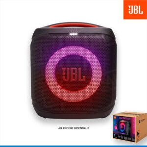 PARLANTE JBL PARTY BOX ENCORE ESSENTIAL 2 WIRELESS BLUETOOTH BLACK