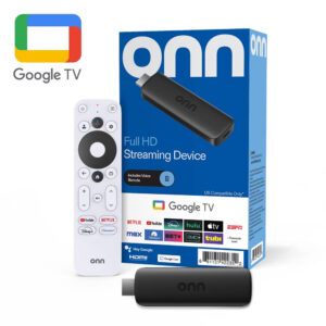 ONN GOOGLE TV FULL HD STREAMING DEVICE BLACK